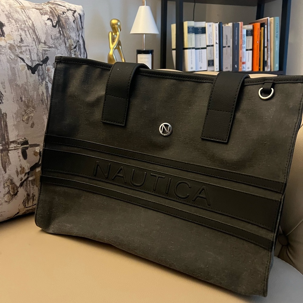 Nautica Black Men's Laptop Bag